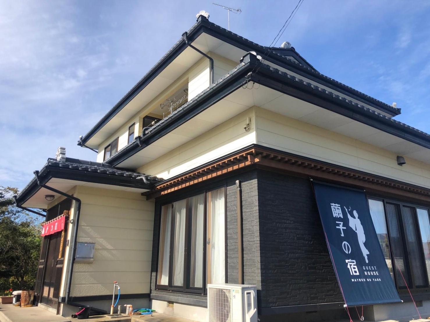 青森伝統芸能を楽しめる繭子の宿 ฮาชิโนเฮะ ภายนอก รูปภาพ